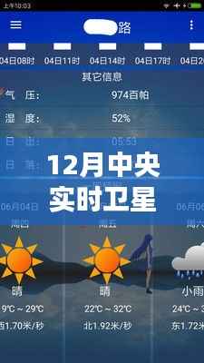 中央实时卫星天气预报详解,12月天气预报查询指南与实时分析