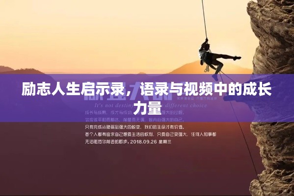励志人生启示录,语录与视频中的成长力量